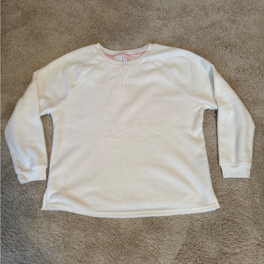 Joyspun Cozy White Sweatshirt
